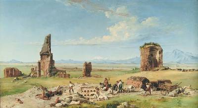 John Linton Chapman : Excavation on the Campagna