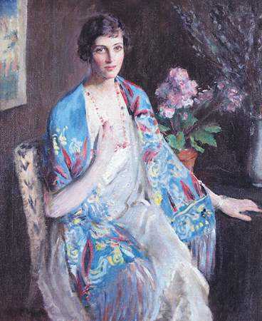 Mary Brewster Hazelton : The Blue Shawl