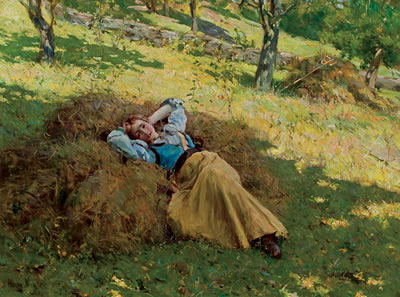 Henry Mosler : Daydreaming