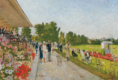 George Jules Ernest Binet : A Day at the Race Track