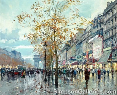 Juan Bayon Salado : Rue Champs Elysee