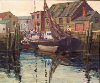 Giragos Der Garabedian : Rockport Wharf