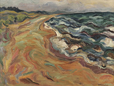 William Henry Johnson : Coastal Surf