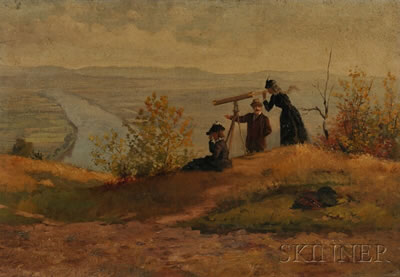 James Champney : View from Mount Sugarloaf, South Deerfield, Massachusetts