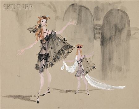 Francois Ganeau : Costume Design for Two Ballerinas