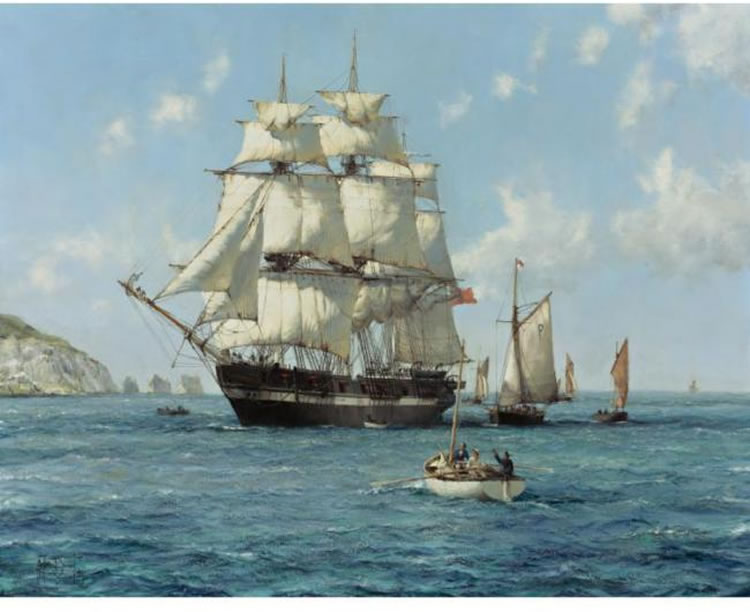 Montague J Dawson : From Auction Records