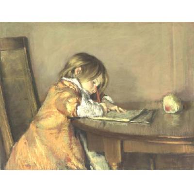 Aaron Abraham Shikler : Child Drawing