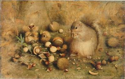 Joseph Decker : Squirrel with Nuts