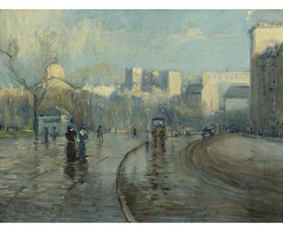 Arthur Clifton Goodwin : Early Morning, Tremont Street, Boston