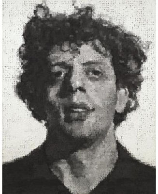 Chuck (Charles Thomas) Close : Phil (Portrait of Philip Glass)