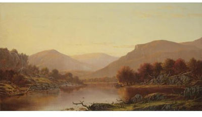 Charles Wilson Knapp : Autumn on the Lake