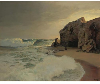 Frederick Judd Waugh : Smuggler's Cove