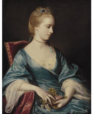 Joshua Reynolds : Portrait of Miss Jacobs