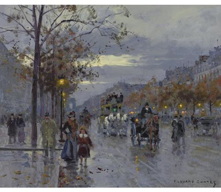 Edouard Leon Cortes : From Auction Records