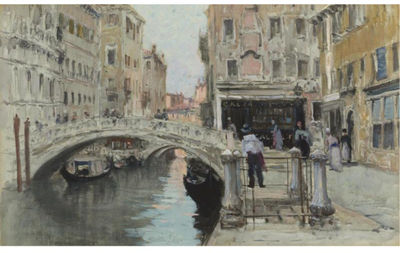 Francis Hopkinson Smith : Scene in Venice