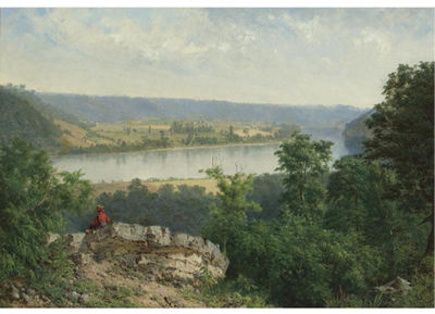 Alexander Helwig Wyant : Hudson River View