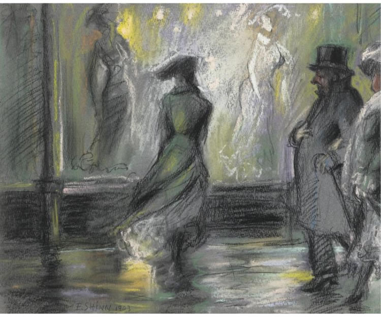 Everett Shinn : From Auction Records