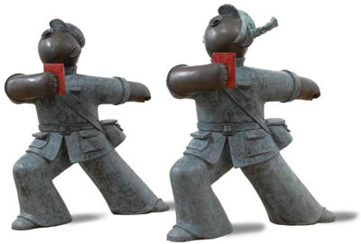 Shuo Jiang : RED GUARDS, GOING FORWARD (PAIR)