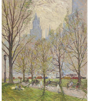 Roger Dennis : Spring in the Park, New York