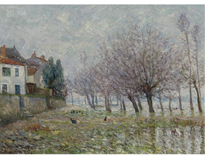 Maxime Camille Louis Maufra : Apres L'Inondation, Haute-Indre, Loire Inferieure