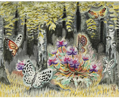 Charles Burchfield : A Dream Of Butterflies