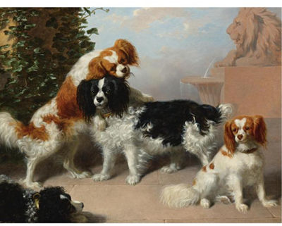 James William Giles : MR. J. A. SANDILAND'S KING CHARLES SPANIELS