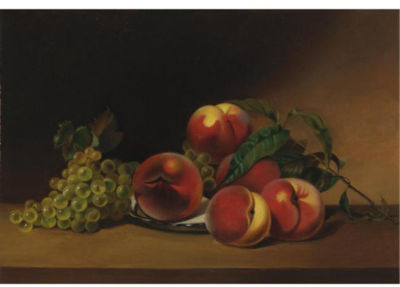 Margaretta Angelica Peale : PEACHES AND GRAPES