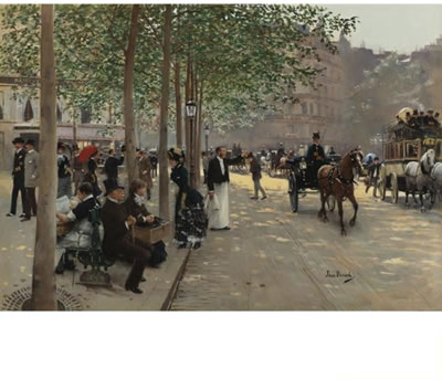 Jean Beraud : Avenue Parisienne