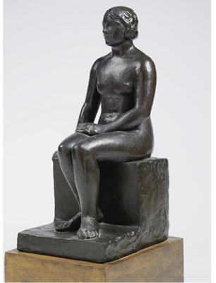 Charles Albert Despiau : SEATED WOMAN