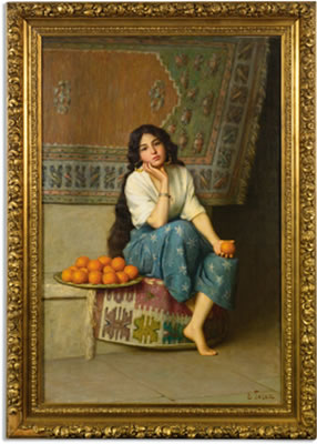 Enrico Serra Y Auque : THE ORANGE SELLER