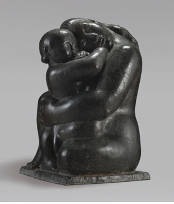 William Zorach : DEVOTION (MOTHER AND CHILD)