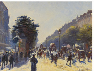 Anatole Eugène Hillairet : BOULEVARD DES ITALIENS