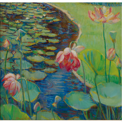 Donna Schuster : WATER LILIES