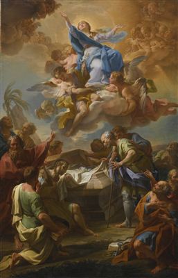 Corrado Giaquinto : ASSUMPTION OF THE VIRGIN