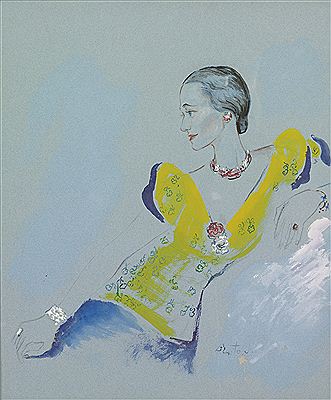 Cecil Walter Hardy Beaton : PORTRAIT OF MRS. WALLIS SIMPSON