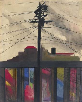 Joseph Stella : Telegraph Pole