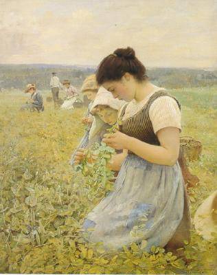 Charles Sprague Pearce : Women in the Fields