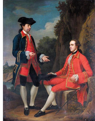 Nathaniel (Sir Nathaniel) Dance : PORTRAIT OF GEORGE HENRY GREY, 5TH EARL OF STAMFORD AND SIR HENRY MAINWARING, 11TH BT