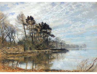 Arthur Severn : MORNING EFFECT - CONINSTON LAKE