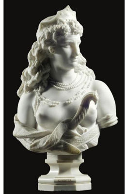 Orazio Andreoni : A MARBLE BUST OF JUDITH