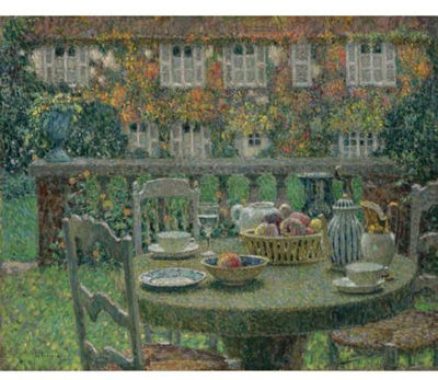 Henri Sidaner : La Table D'Automne