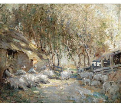 George Smith : The Sheep Shearing