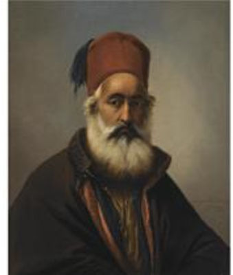 Eugene Verboeckhoven : PORTRAIT OF A DIGNITARY, POSSIBLY IBRAHIM PACHA