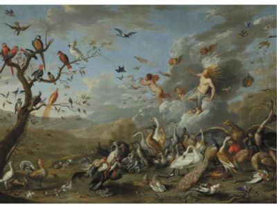 Jan van Kessel II : AN ALLEGORY OF AIR