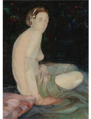 Georgios Kosmadopoulos : SEATED NUDE