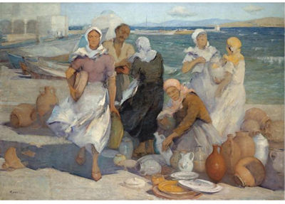 Georgios Kosmadopoulos : CERAMICS MARKET, MYKONOS