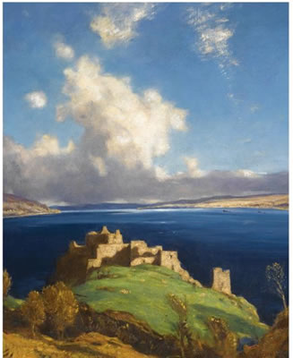 David Young Cameron : CASTLE URQUHART AND LOCH NESS