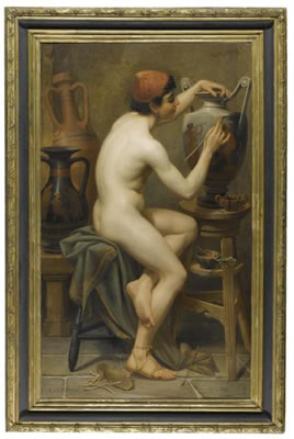 Louis Joseph Lebrun : EPHEBE PAINTING