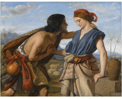 William Dyce : THE MEETING OF JACOB AND RACHEL