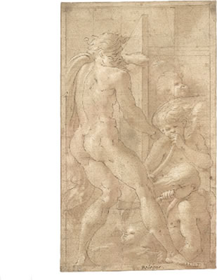 Francesco Primaticcio : AEOLUS CONFINING OR LIBERATING THE WINDS